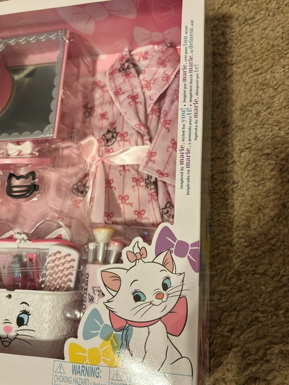 Disney Marie Pink Spa & Vanity Dress-Up Set